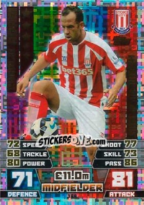 Cromo Charlie Adam - English Premier League 2014-2015. Match Attax - Topps