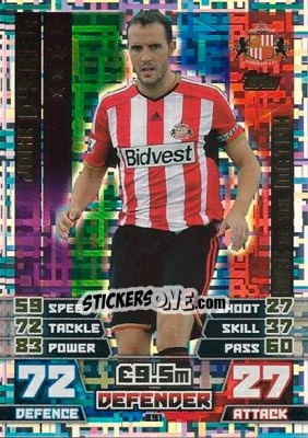 Figurina John O'Shea - English Premier League 2014-2015. Match Attax - Topps