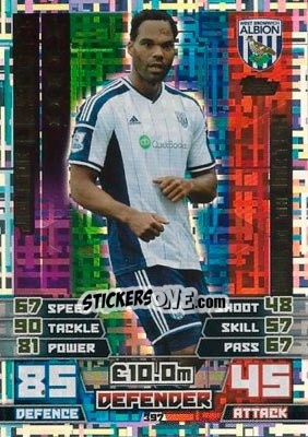 Sticker Joleon Lescott - English Premier League 2014-2015. Match Attax n. 397 - Topps
