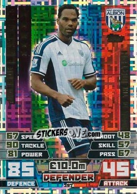 Sticker Joleon Lescott - English Premier League 2014-2015. Match Attax - Topps