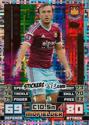 Sticker Mark Noble - English Premier League 2014-2015. Match Attax n. 400 - Topps