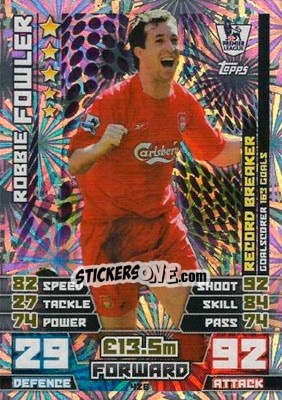 Cromo Robbie Fowler - English Premier League 2014-2015. Match Attax n. 426 - Topps