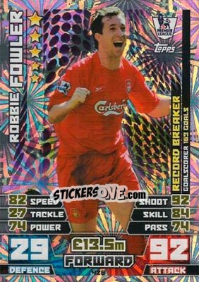 Figurina Robbie Fowler - English Premier League 2014-2015. Match Attax - Topps