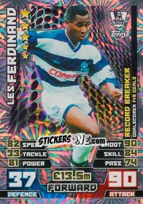 Sticker Les Ferdinand - English Premier League 2014-2015. Match Attax n. 428 - Topps