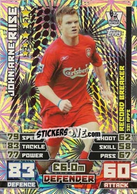 Cromo John Arne Riise - English Premier League 2014-2015. Match Attax - Topps