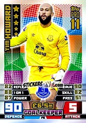 Sticker Tim Howard - English Premier League 2014-2015. Match Attax n. P6 - Topps