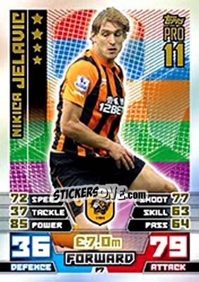 Sticker Nikica Jelavic - English Premier League 2014-2015. Match Attax n. P7 - Topps