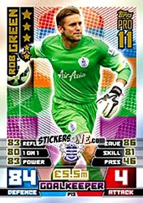 Cromo Rob Green - English Premier League 2014-2015. Match Attax n. P13 - Topps