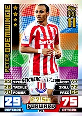 Sticker Peter Odemwingie - English Premier League 2014-2015. Match Attax n. P15 - Topps