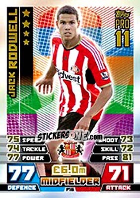 Sticker Jack Rodwell - English Premier League 2014-2015. Match Attax - Topps