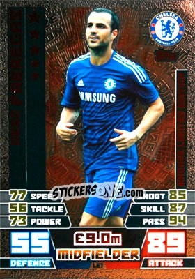 Sticker Cesc Fàbregas - English Premier League 2014-2015. Match Attax n. LE1 - Topps