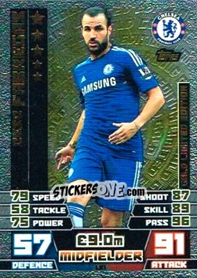 Sticker Cesc Fàbregas - English Premier League 2014-2015. Match Attax n. LE1g - Topps