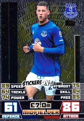 Sticker Ross Barkley - English Premier League 2014-2015. Match Attax n. LE4g - Topps