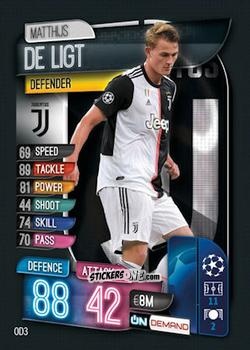 Sticker Matthijs de Ligt - 2019-20 On-Demand Match Attax UEFA Champions League
 n. OD3 - Topps