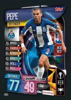Sticker Pepe - 2019-20 On-Demand Match Attax UEFA Champions League
 n. OD5 - Topps