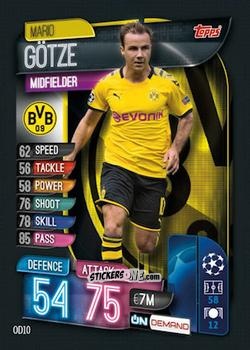 Cromo Mario Götze - 2019-20 On-Demand Match Attax UEFA Champions League
 n. OD10 - Topps