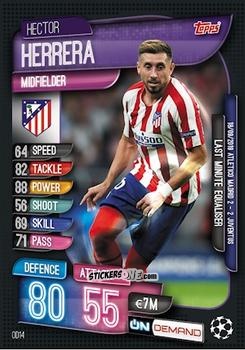 Figurina Hector Herrera - 2019-20 On-Demand Match Attax UEFA Champions League
 n. OD14 - Topps