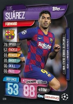 Cromo Luis Suárez - 2019-20 On-Demand Match Attax UEFA Champions League
 n. OD19 - Topps