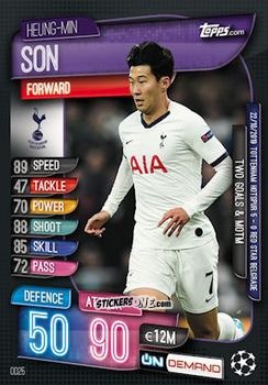 Cromo Heung-Min Son - 2019-20 On-Demand Match Attax UEFA Champions League
 n. OD25 - Topps