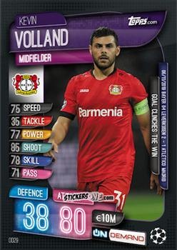 Cromo Kevin Volland - 2019-20 On-Demand Match Attax UEFA Champions League
 n. OD29 - Topps