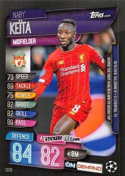 Sticker Naby Keita - 2019-20 On-Demand Match Attax UEFA Champions League
 n. OD38 - Topps