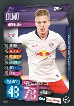 Figurina Dani Olmo - 2019-20 On-Demand Match Attax UEFA Champions League
 n. OD44 - Topps