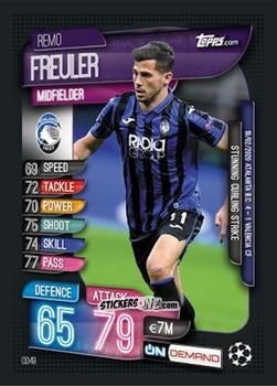 Figurina Remo Freuler - 2019-20 On-Demand Match Attax UEFA Champions League
 n. OD49 - Topps