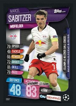 Cromo Marcel Sabitzer - 2019-20 On-Demand Match Attax UEFA Champions League
 n. OD57 - Topps