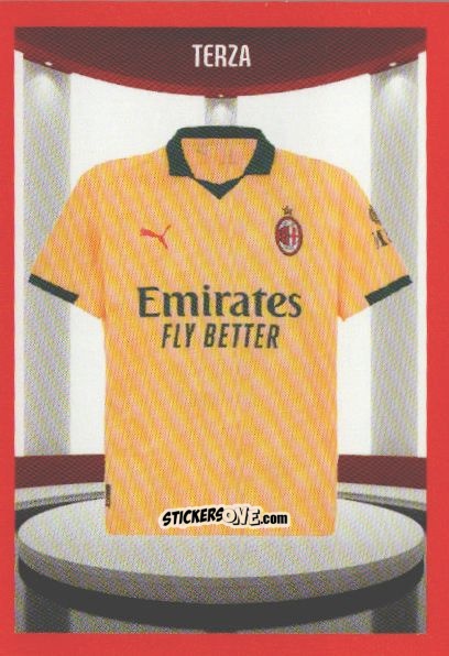 Figurina Divisa Terza - A.C. Milan 2025-2026
 n. 16 - Euro Publishing