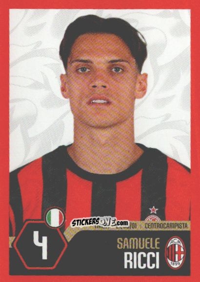 Cromo Samuele Ricci - A.C. Milan 2025-2026
 n. 30 - Euro Publishing