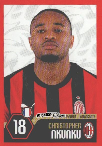 Cromo Christopher Nkunku - A.C. Milan 2025-2026
 n. 40 - Euro Publishing