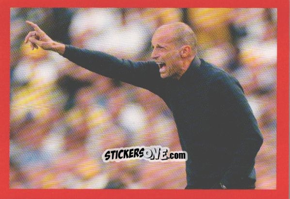 Cromo Massimiliano Allegri - A.C. Milan 2025-2026
 n. 44 - Euro Publishing