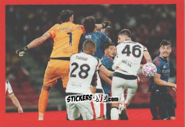 Figurina Pietro Terracciano - A.C. Milan 2025-2026
 n. 48 - Euro Publishing