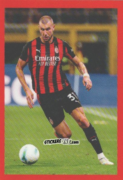 Figurina Strahinja Pavlovic - A.C. Milan 2025-2026
 n. 100 - Euro Publishing