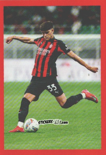Figurina Davide Bartesaghi - A.C. Milan 2025-2026
 n. 104 - Euro Publishing