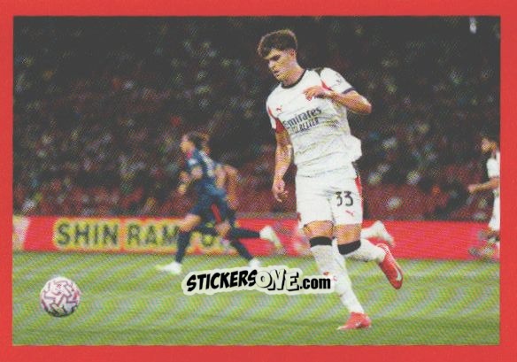 Figurina Davide Bartesaghi - A.C. Milan 2025-2026
 n. 106 - Euro Publishing