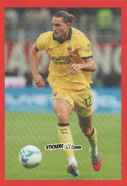 Figurina Adrien Rabiot - A.C. Milan 2025-2026
 n. 132 - Euro Publishing