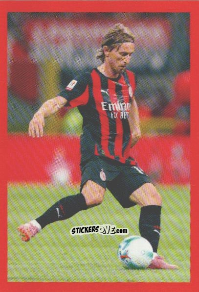 Figurina Luka Modric - A.C. Milan 2025-2026
 n. 137 - Euro Publishing