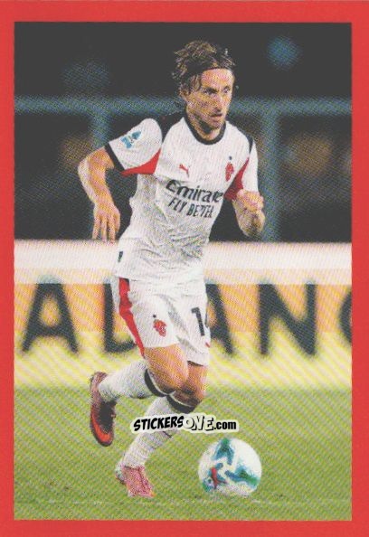Figurina Luka Modric - A.C. Milan 2025-2026
 n. 141 - Euro Publishing