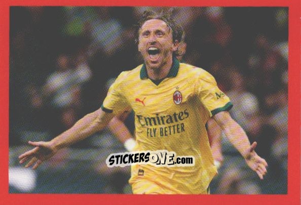 Figurina Luka Modric - A.C. Milan 2025-2026
 n. 142 - Euro Publishing