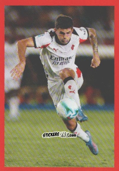 Cromo Christian Pulisic - A.C. Milan 2025-2026
 n. 154 - Euro Publishing