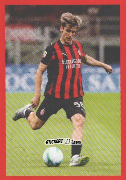 Figurina Alexis Saelemaekers - A.C. Milan 2025-2026
 n. 160 - Euro Publishing