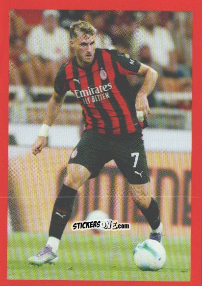 Cromo Santiago Jimenez - A.C. Milan 2025-2026
 n. 161 - Euro Publishing