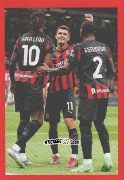 Figurina Esultanza - A.C. Milan 2025-2026
 n. 179 - Euro Publishing