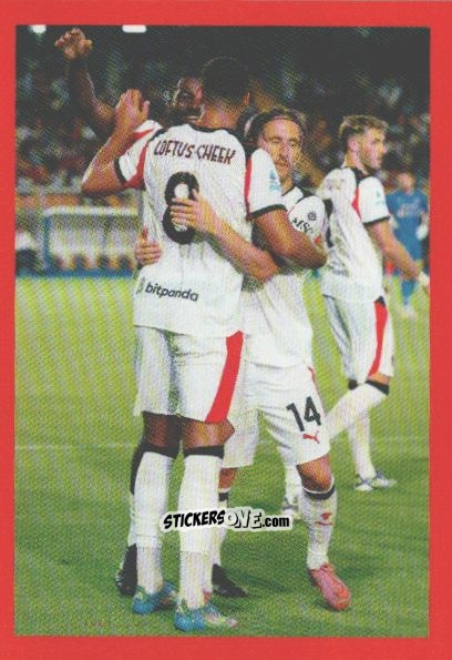 Figurina Esultanza - A.C. Milan 2025-2026
 n. 181 - Euro Publishing