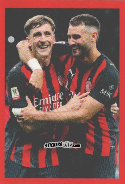Figurina Esultanza - A.C. Milan 2025-2026
 n. 183 - Euro Publishing