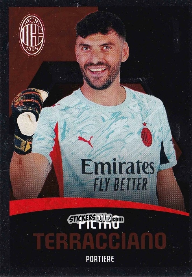 Figurina Pietro Terracciano - A.C. Milan 2025-2026
 n. M2 - Euro Publishing