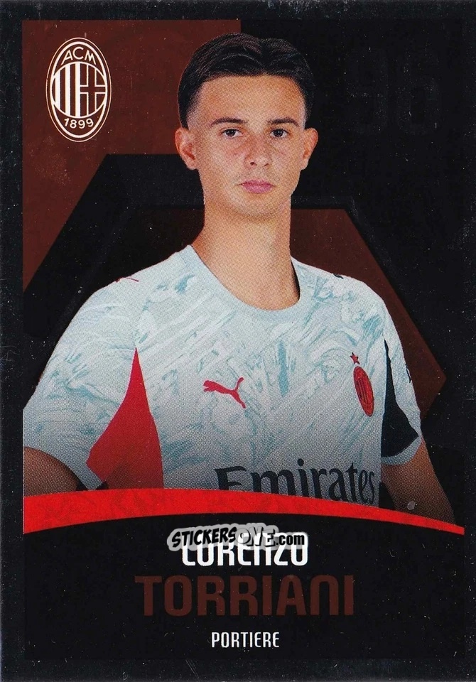 Figurina Lorenzo Torriani - A.C. Milan 2025-2026
 n. M4 - Euro Publishing