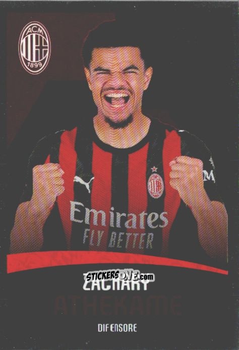 Cromo Zachary Athekame - A.C. Milan 2025-2026
 n. M8 - Euro Publishing
