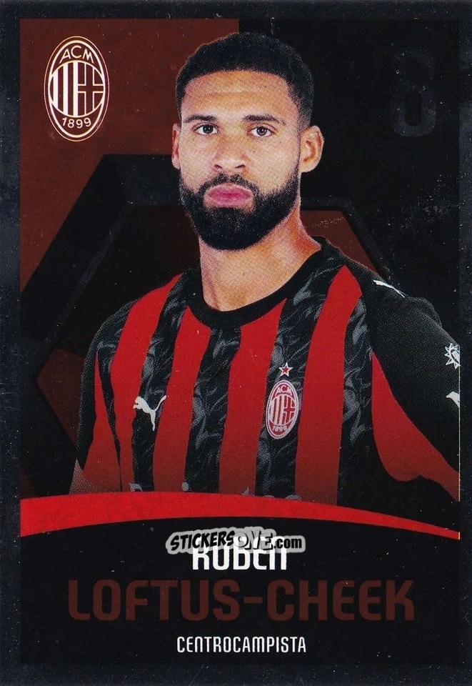 Cromo Ruben Loftus-Cheek - A.C. Milan 2025-2026
 n. M14 - Euro Publishing